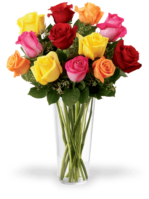 Bouquet di rose colorate 1