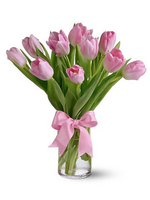 Bouquet di tulipani rosa 1